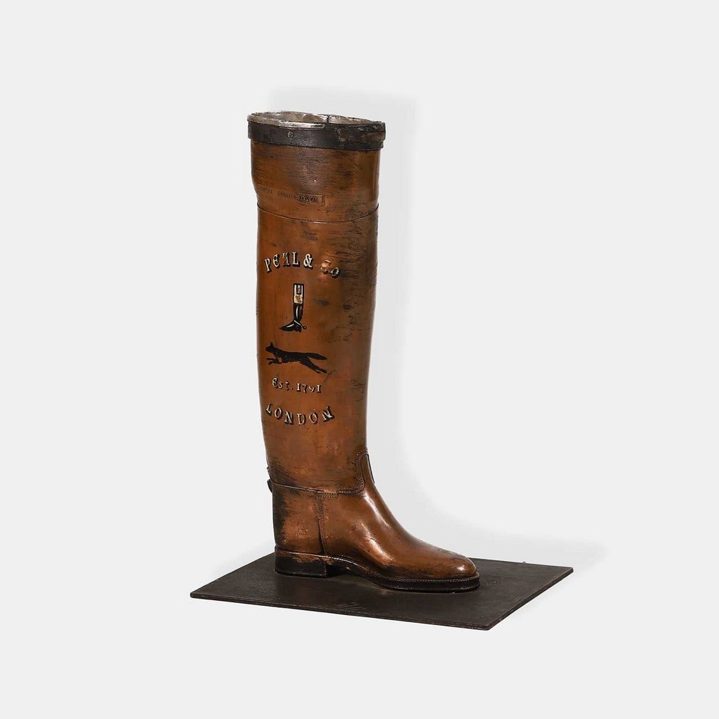 A copper shop advertising boot, circa 1960s, (1 of 2)