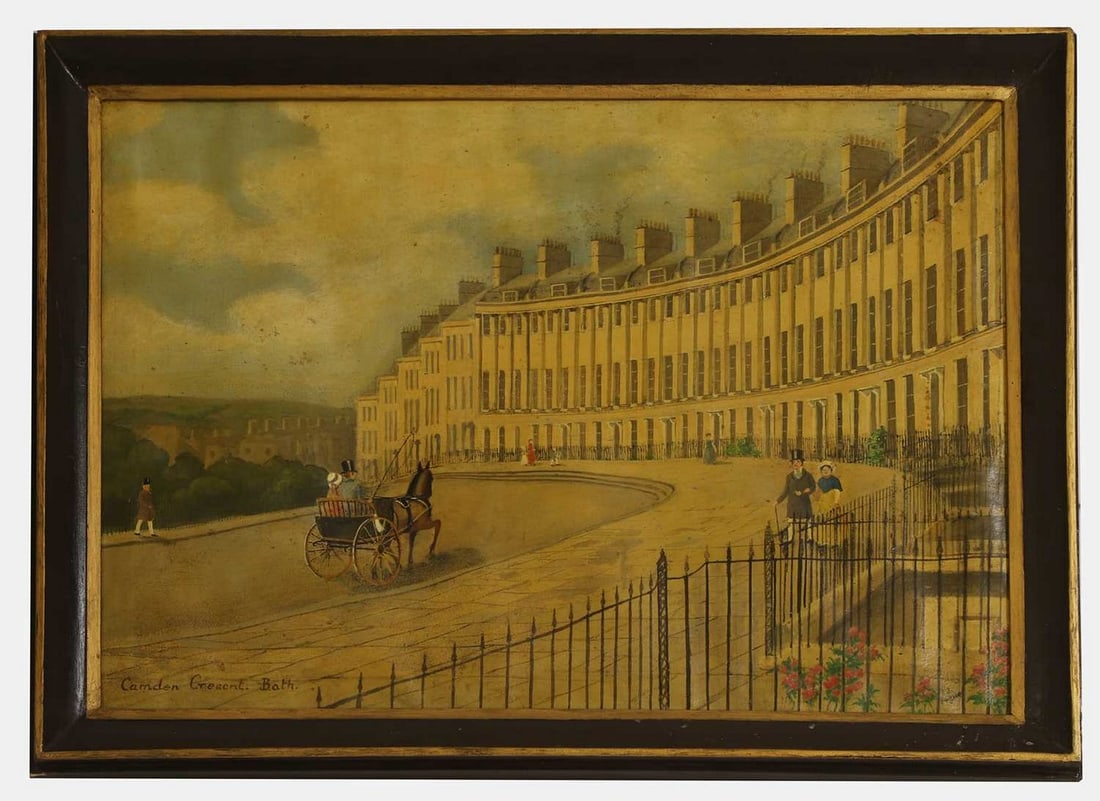 Naive School, 20th century 'Camden Crescent, Bath' (1 of 2)