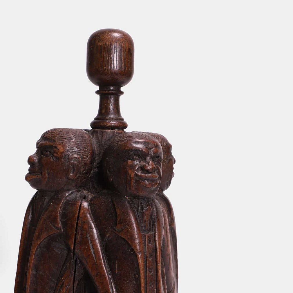 An amusing oak carving, circa 1920, - 2