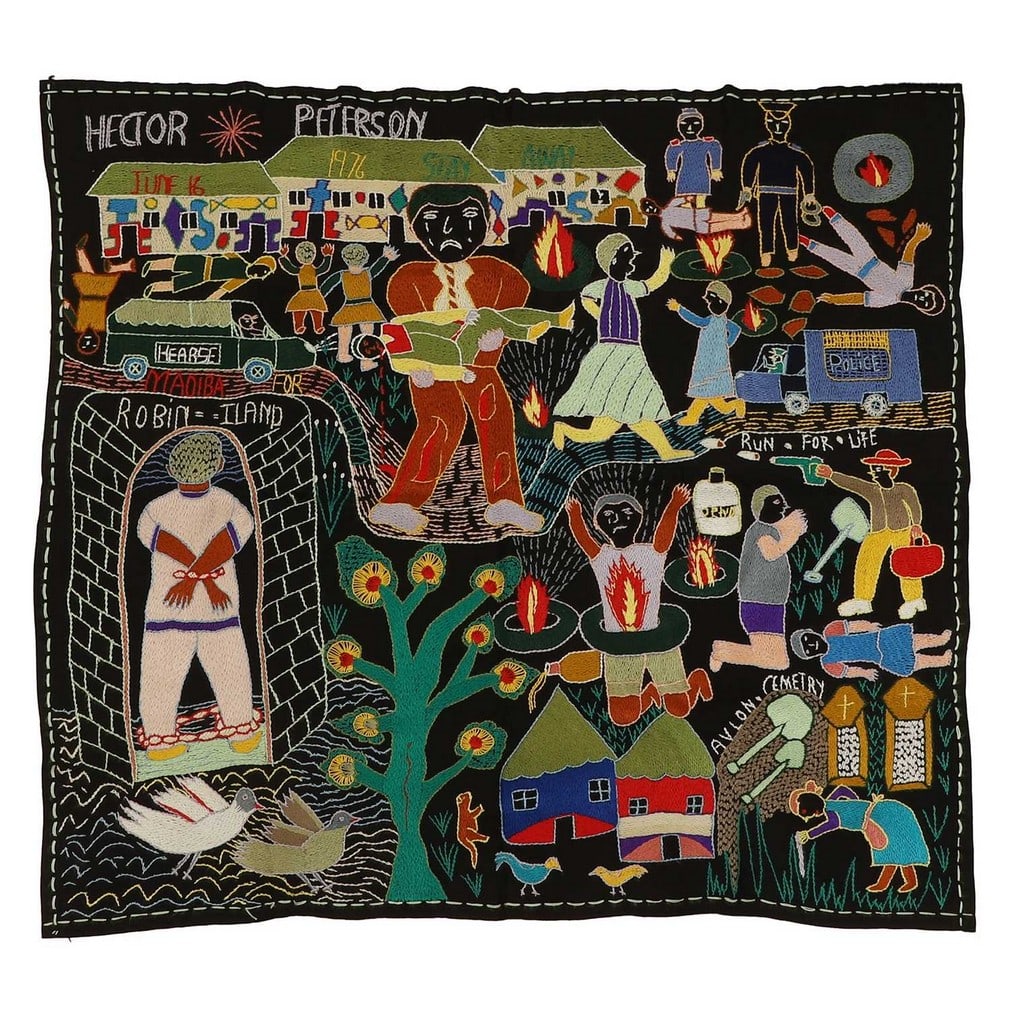 Mapula embroidery project, - 2