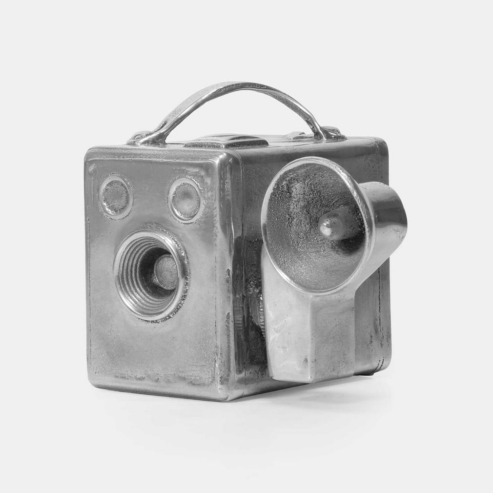 ▲ Clive Barker (British, b.1940) 'Box Camera & Flash', 1998, (1 of 3)