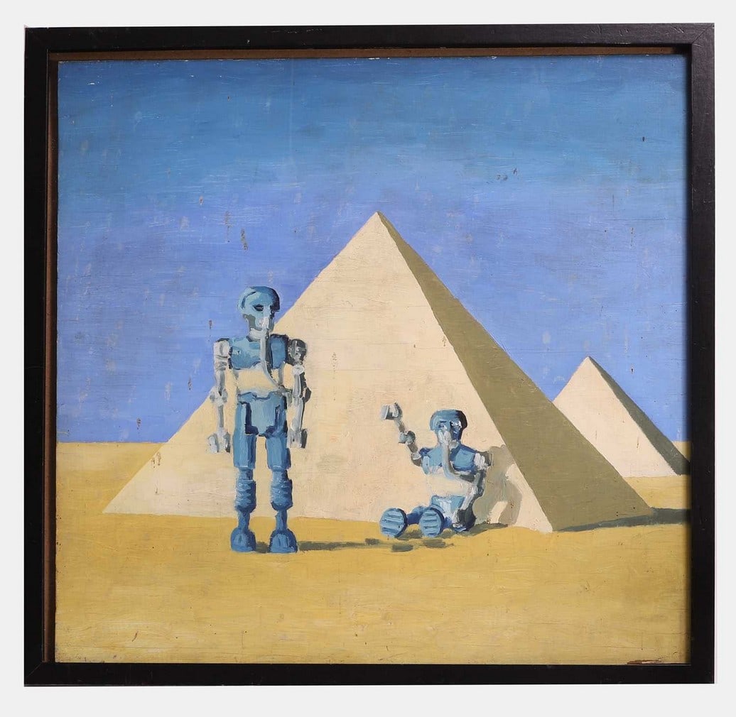 ▲ Derek Carruthers (British, 1935-2021) 'At the Pyramids' (1 of 1)