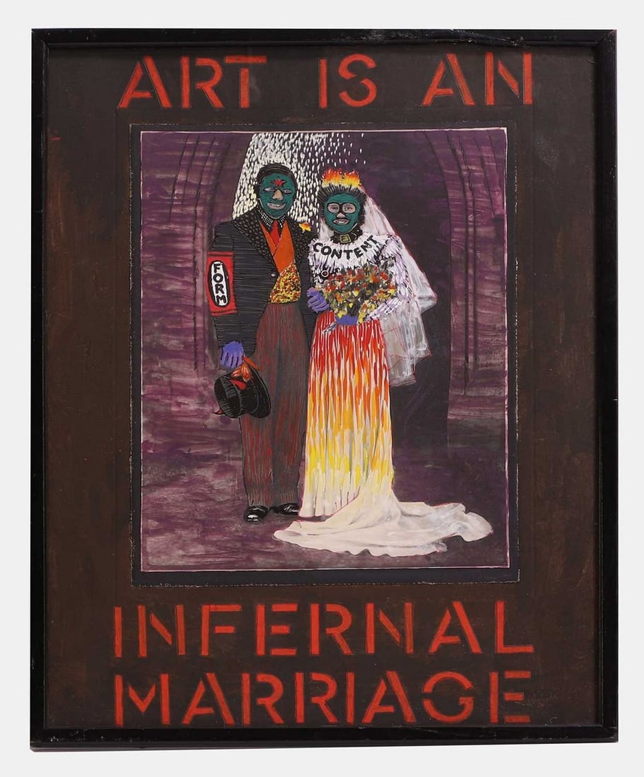 ▲ Derek Carruthers (British, 1935-2021) 'Art is an Infernal Marriage' (1 of 1)