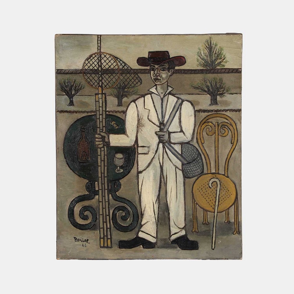 Naive School, 20th century A fisherman (1 of 2)