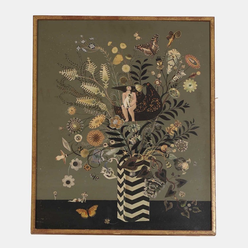 Susan French (1912-?) 'Grey Collage', 1977 (1 of 2)