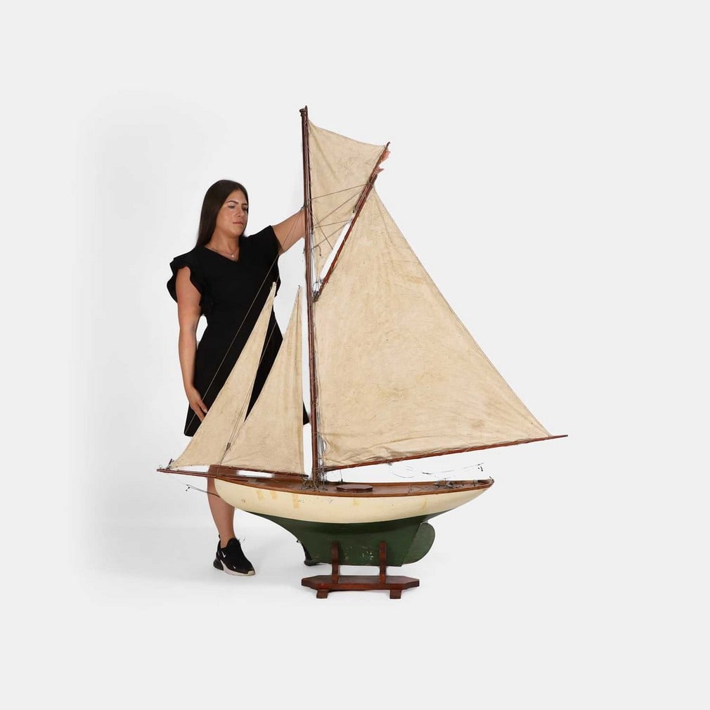 A Victorian pond yacht, circa 1900, (1 of 2)