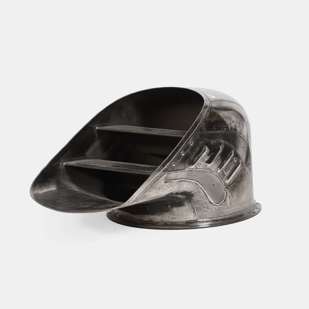 Of aeronautical interest: a Hawker Harrier jet rotational engine exhaust port, circa 1970, (1 of 2)