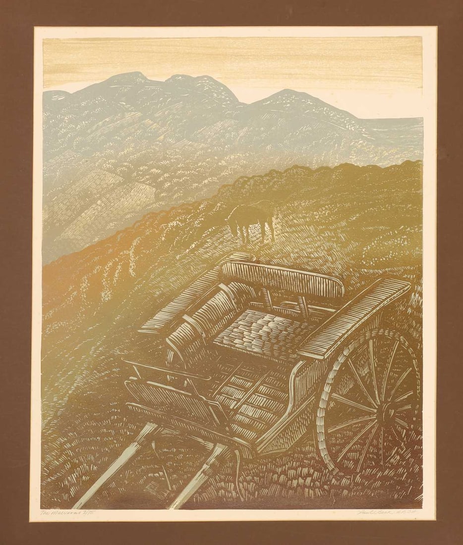 Paul Beck (British, b.1922) a collection of six linocuts, - 2