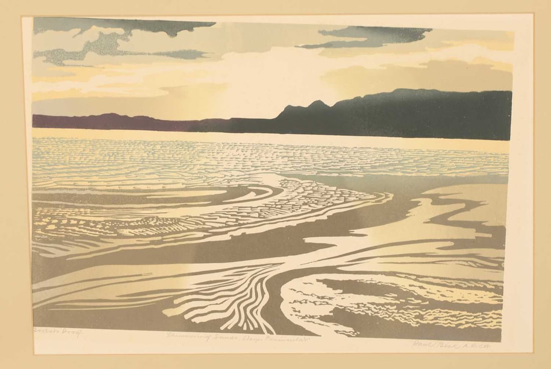 Paul Beck (British, b.1922) a collection of six linocuts, - 6