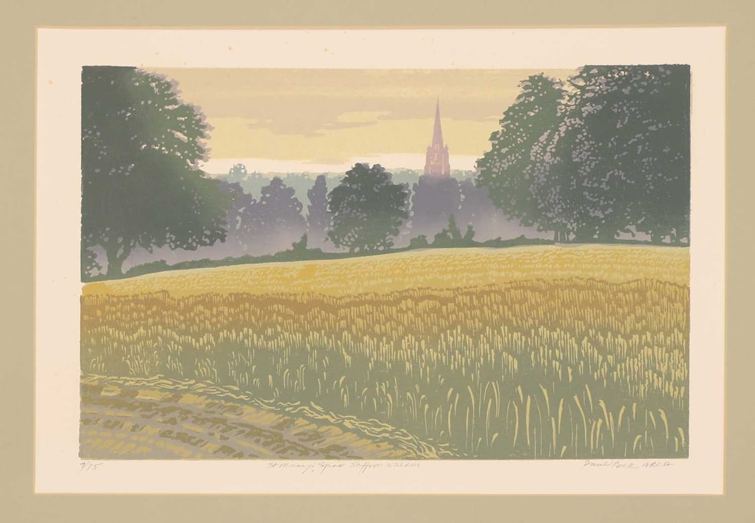 Paul Beck (British, b.1922) a collection of six linocuts, - 5