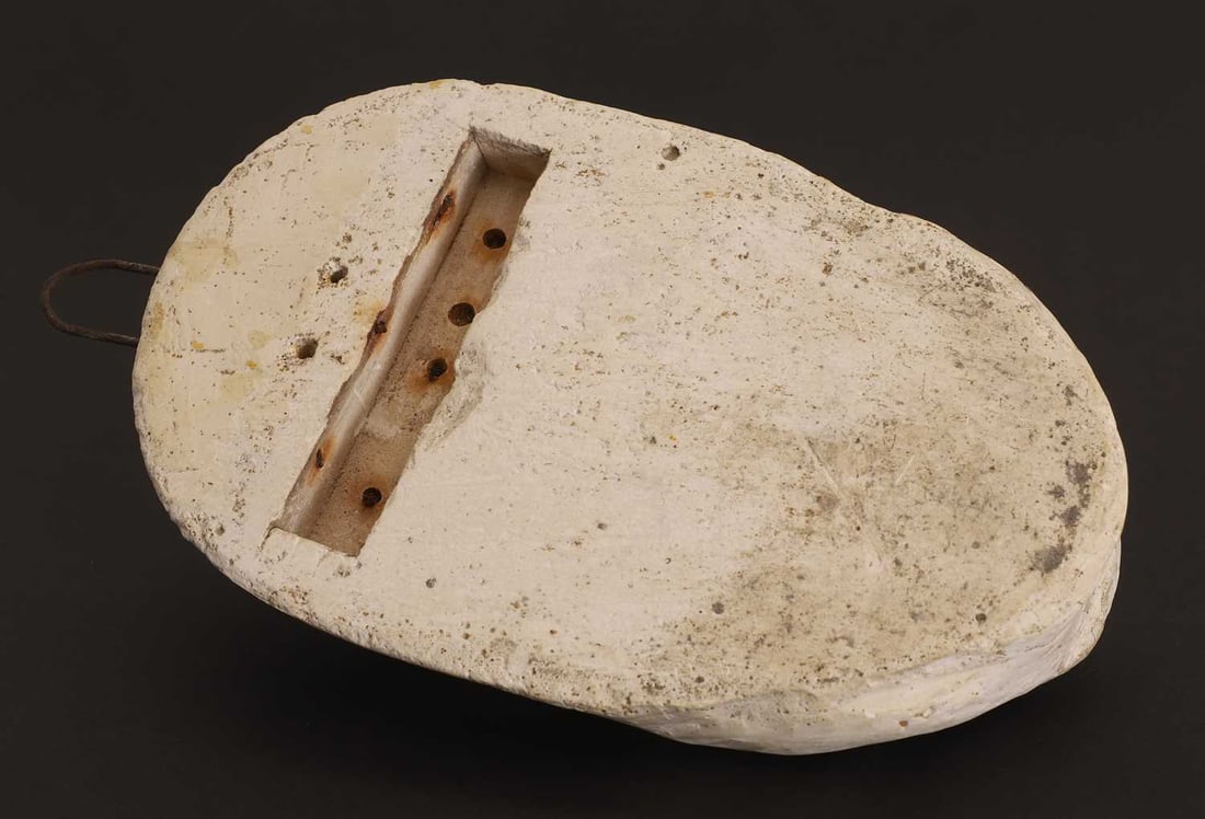 A death mask, 19th century, - 2