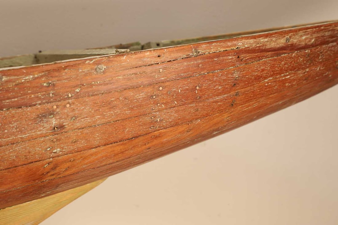 A large Victorian pond yacht hull, Circa 1900, - 2