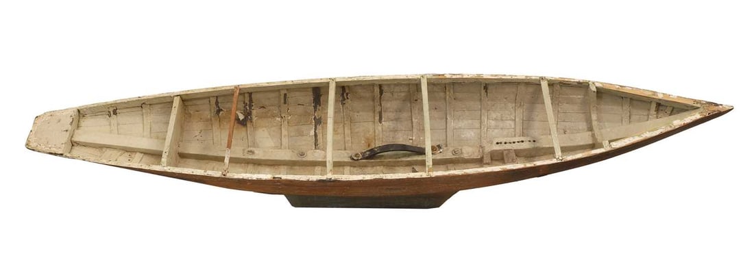A large Victorian pond yacht hull, Circa 1900, - 3
