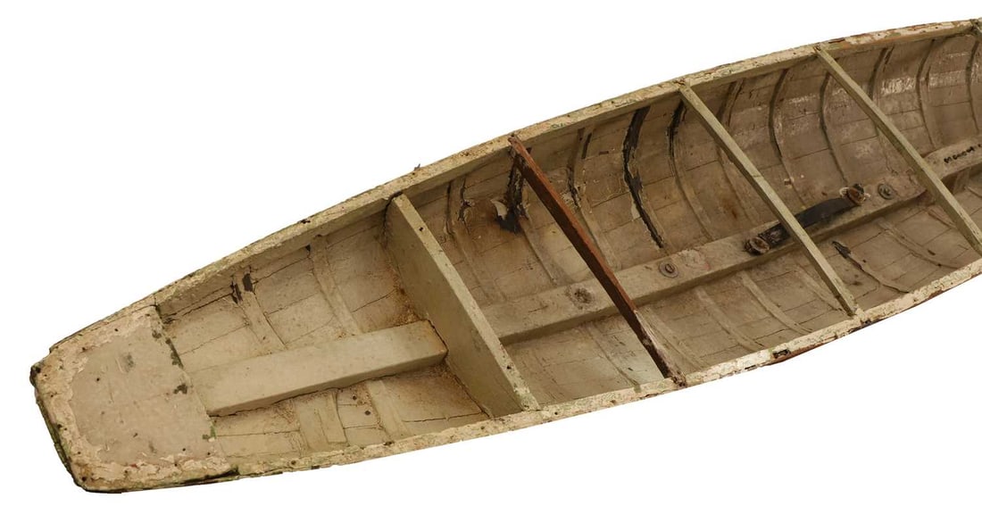 A large Victorian pond yacht hull, Circa 1900, - 4
