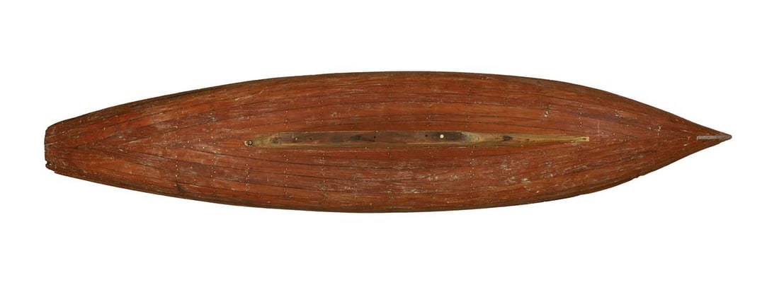A large Victorian pond yacht hull, Circa 1900, - 5