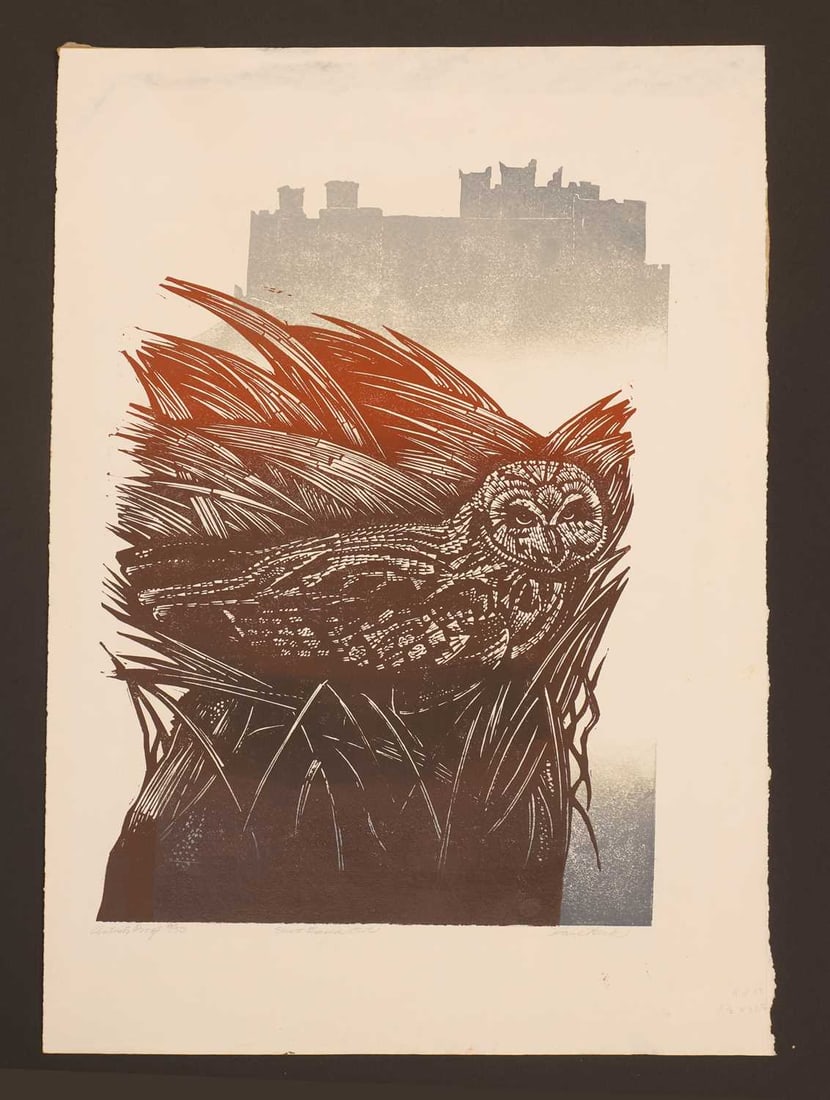 Paul Beck (British, b.1922) a collection of seven linocuts, - 6