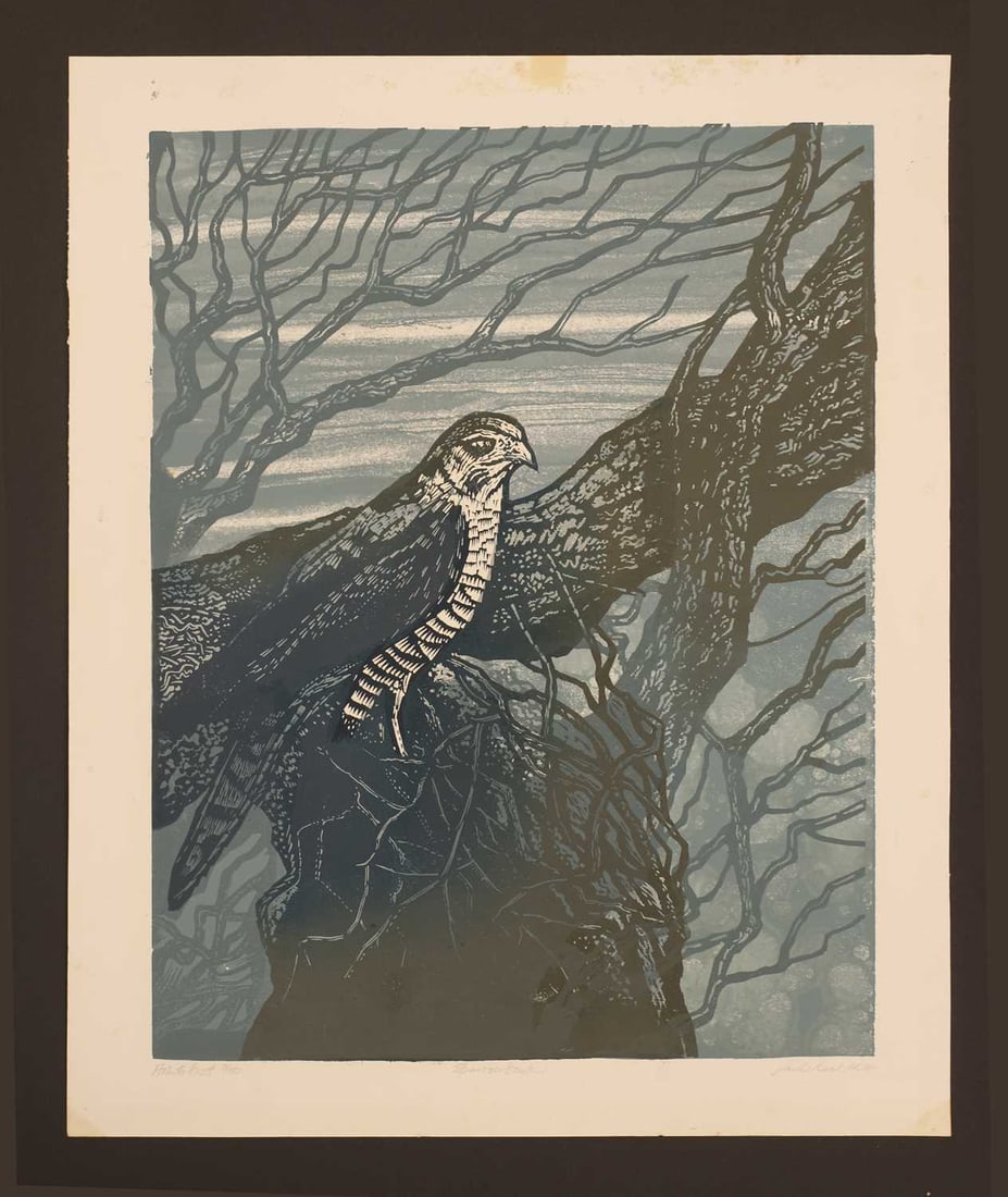 Paul Beck (British, b.1922) a collection of seven linocuts, - 7