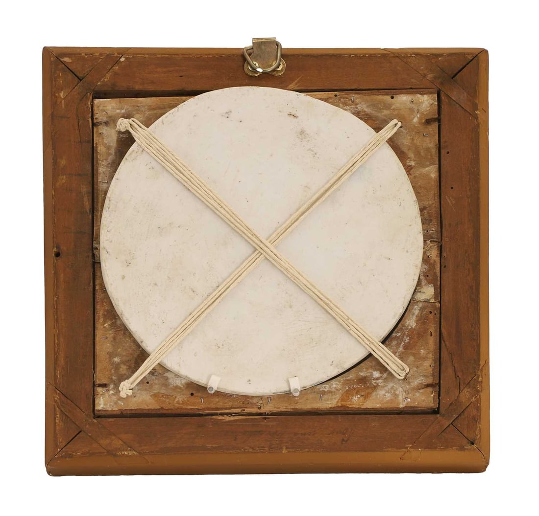 A French Empire roundel portrait of Napoleon Bonaparte, 19th century, - 2