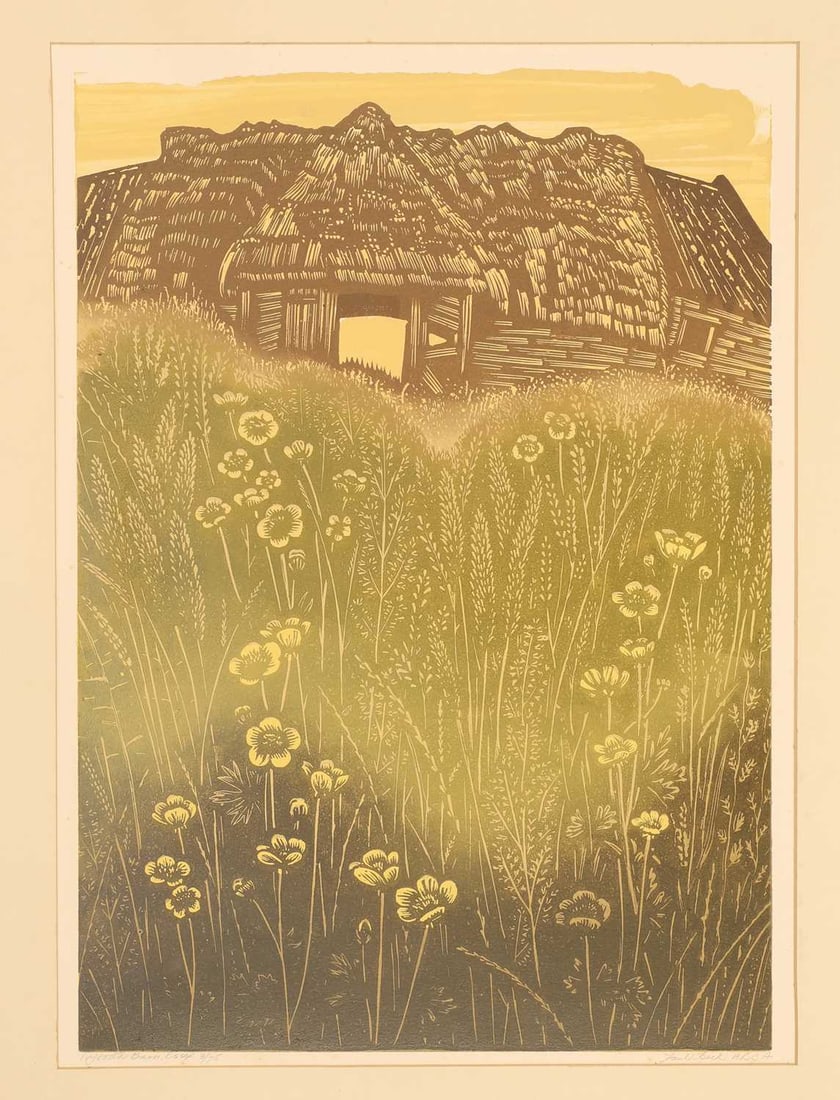 Paul Beck (British, b.1922) a collection of six linocuts, - 2