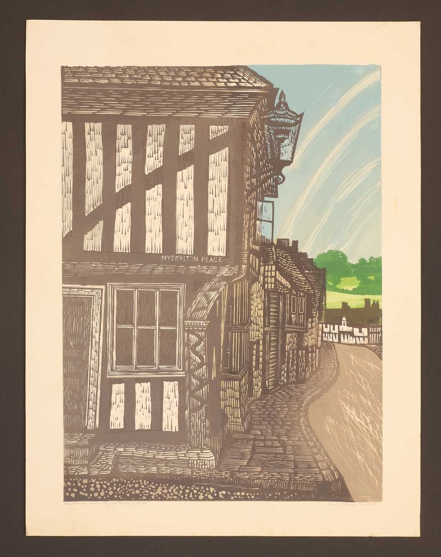 Paul Beck (British, b.1922) a collection of six linocuts, - 3