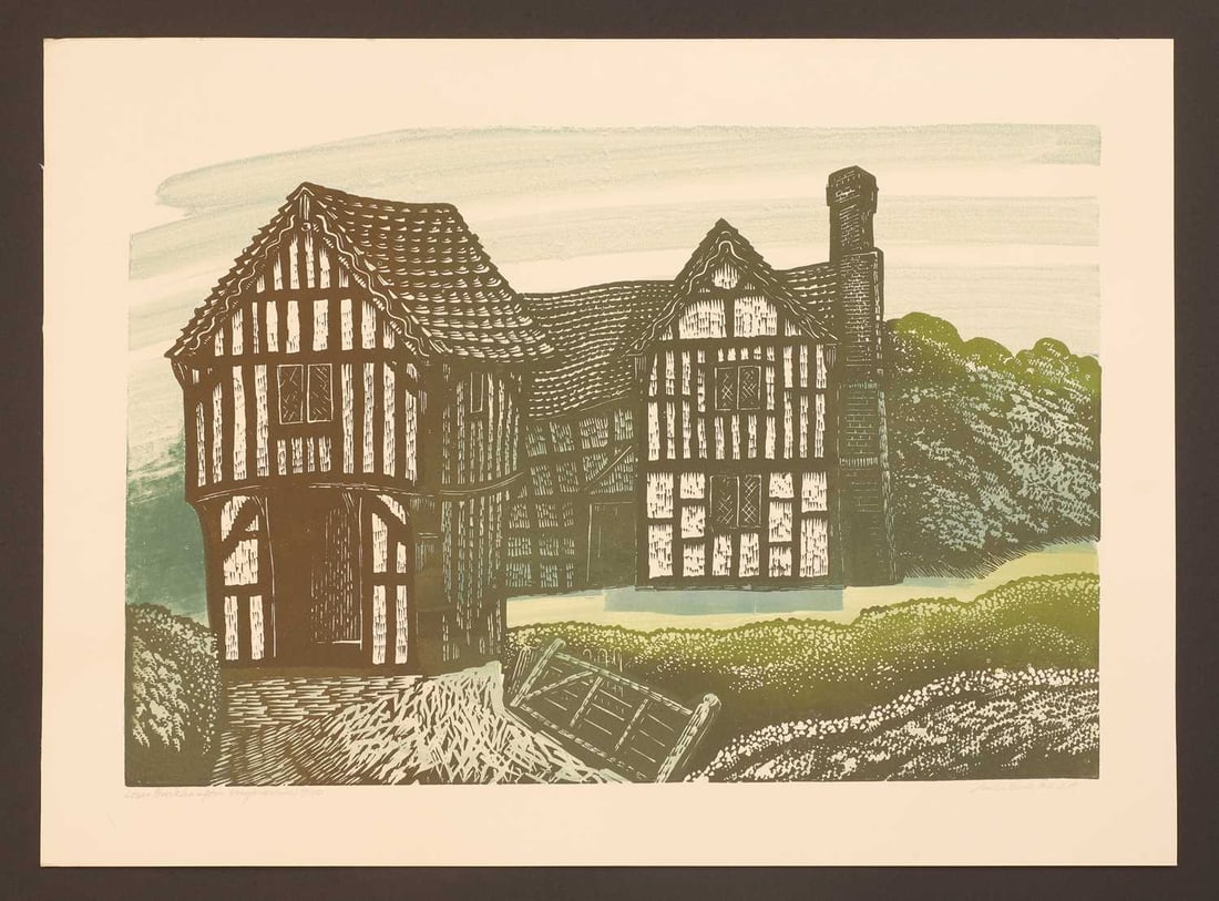 Paul Beck (British, b.1922) a collection of six linocuts, - 4