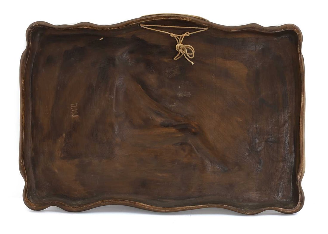 Ernst Wahliss (Austrian, 1837-1900) an Austrian pottery plaque, circa 1900, - 2