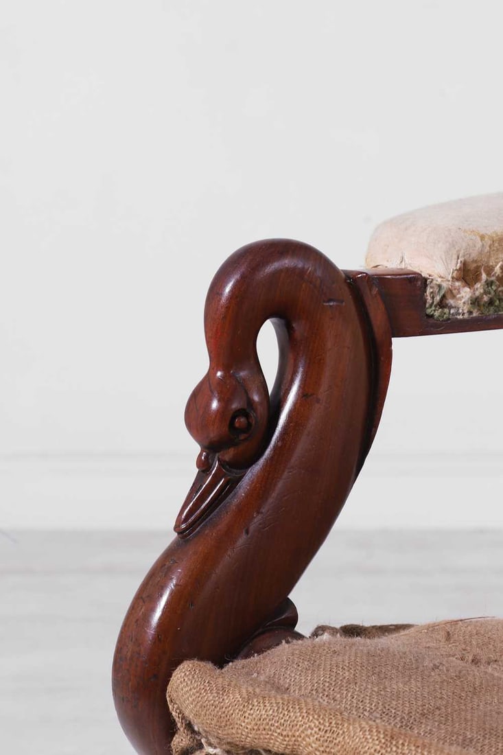 A Louis Philippe mahogany armchair, circa 1840, French, - 7