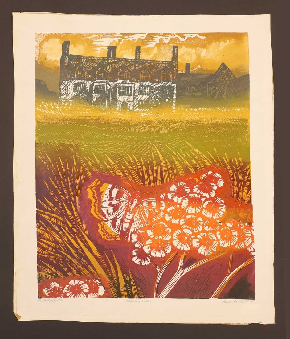 Paul Beck (British, b.1922) a collection of seven linocuts, - 5
