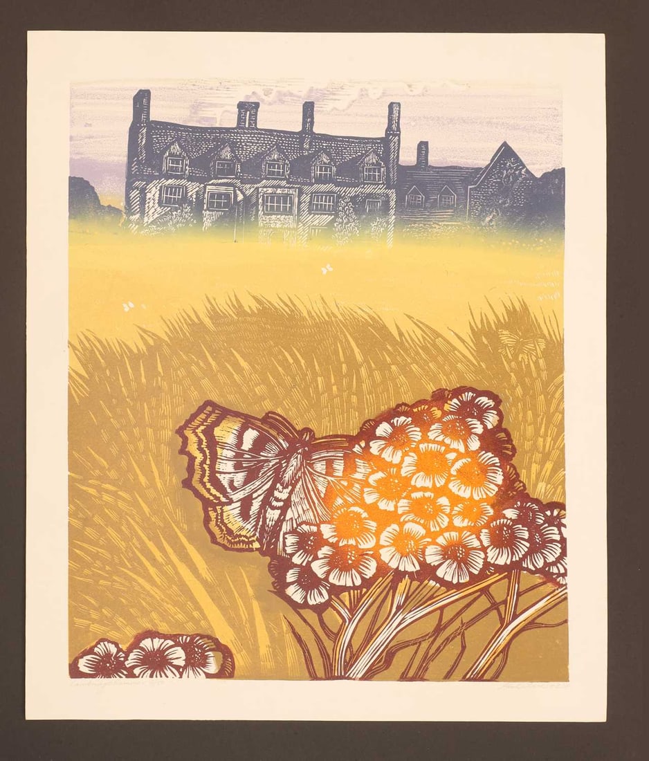 Paul Beck (British, b.1922) a collection of seven linocuts, - 6