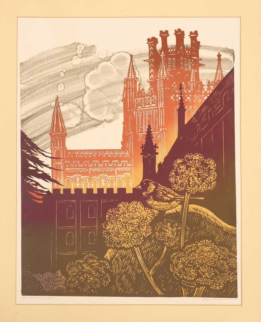 Paul Beck (British, b.1922) a collection of seven linocuts, - 7