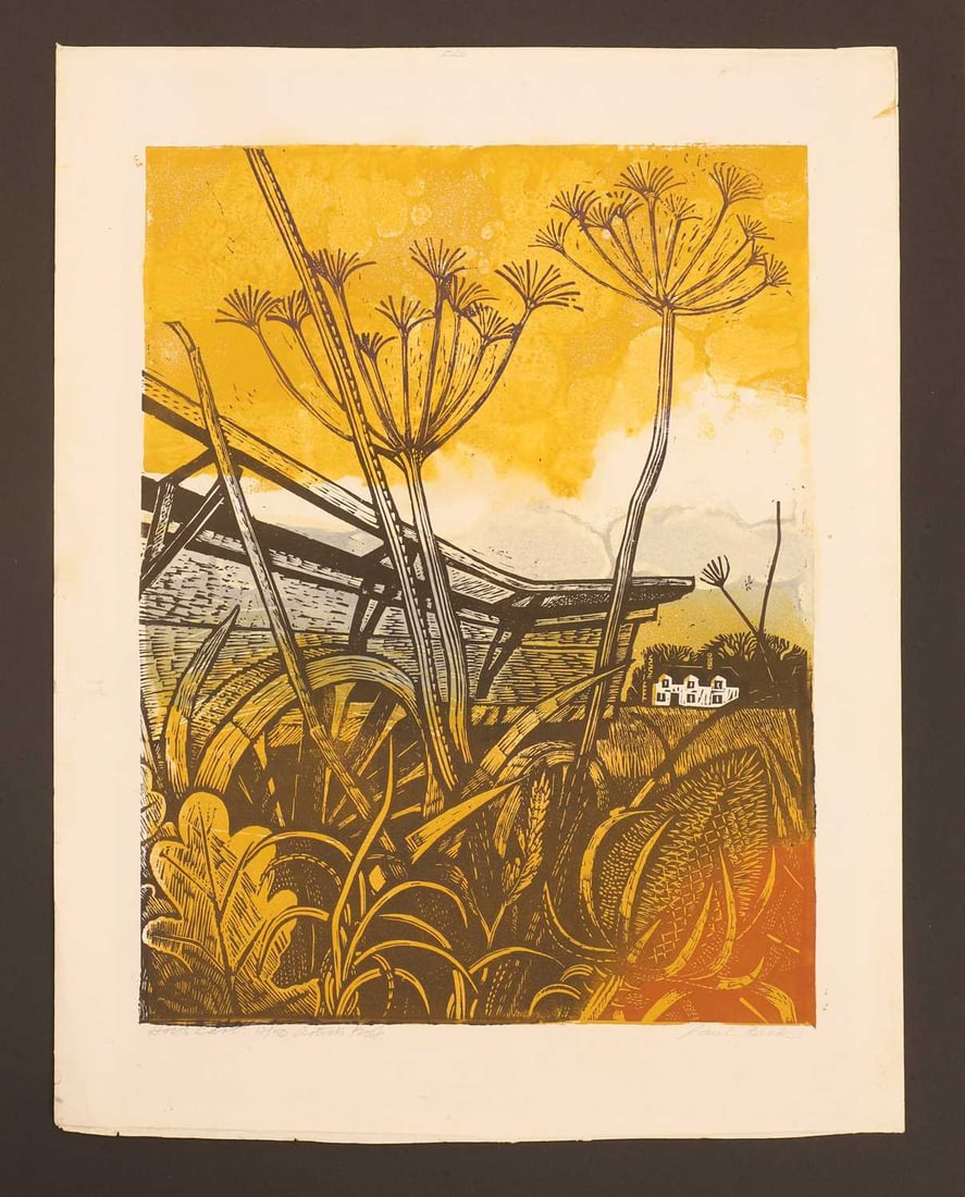 Paul Beck (British, b.1922) a collection of seven linocuts, - 5