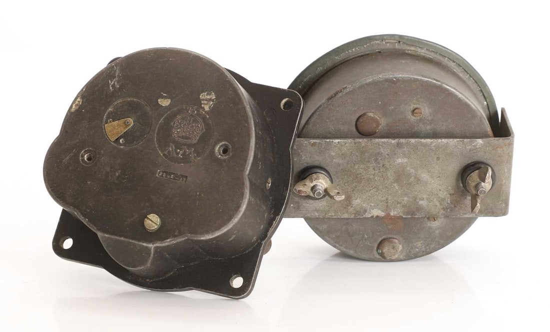 Two WWII clocks, - 2