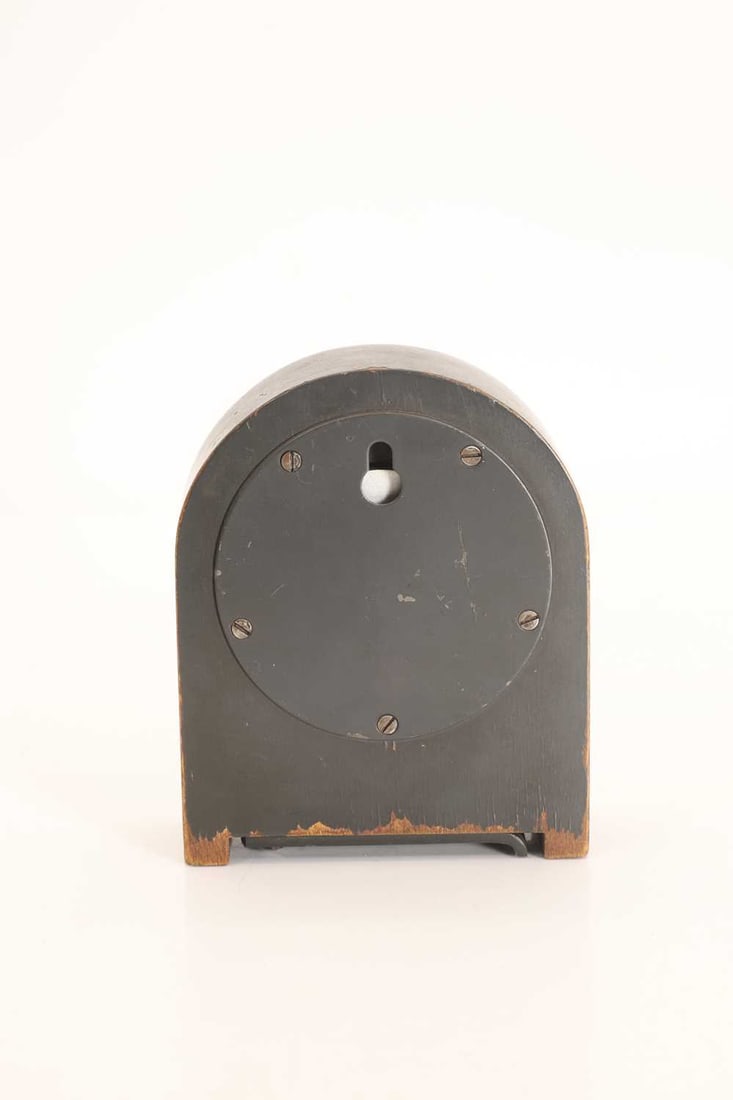 A WWII Kriegsmarine bulkhead clock, by Junghans, - 4