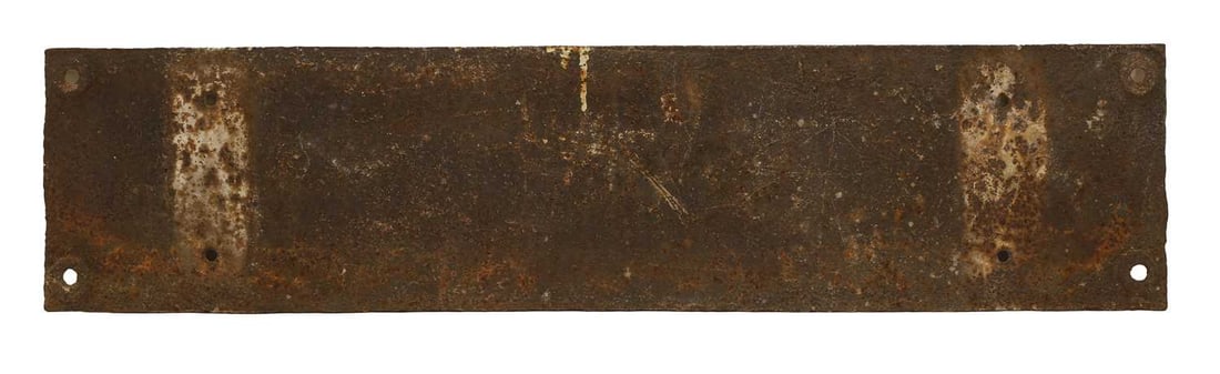Of The Beatles interest: A cast iron 'Abbey Road' street sign, 19th century, - 2