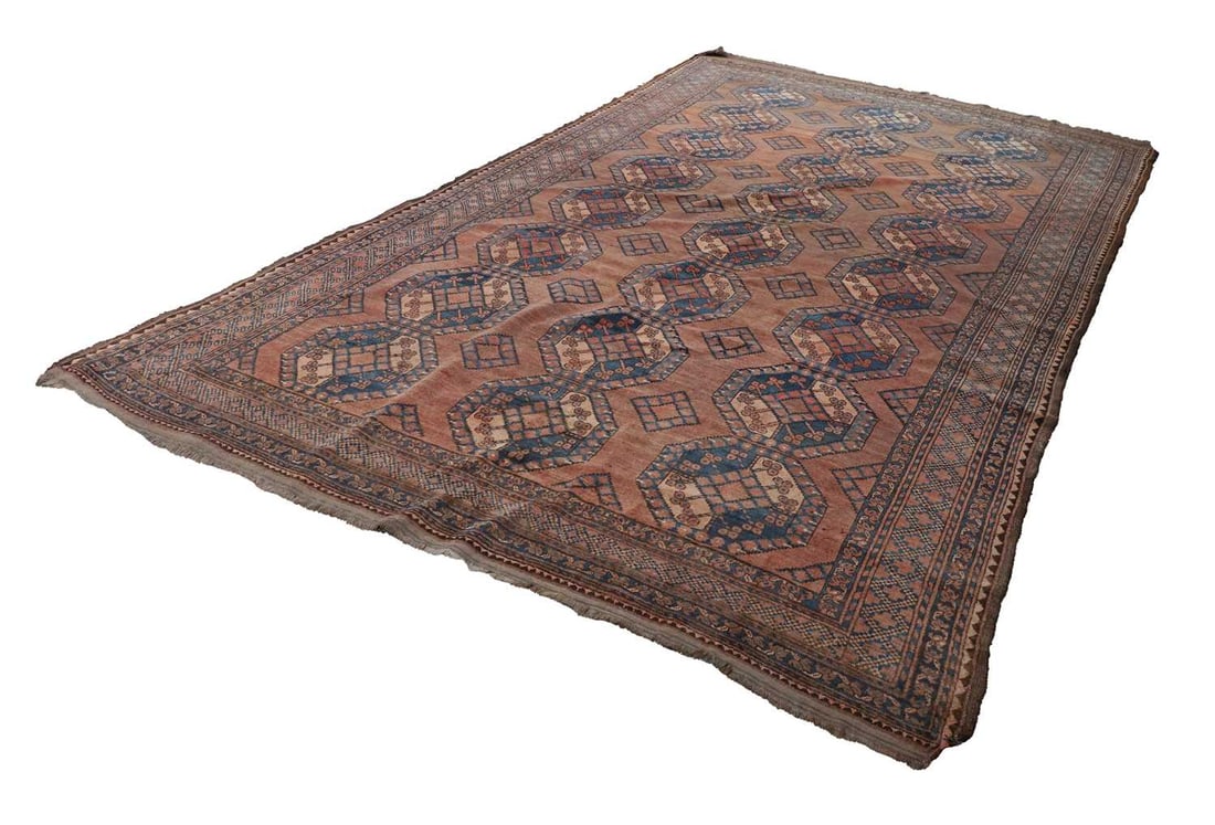 An Afghan carpet, circa 1900, (1 of 2)