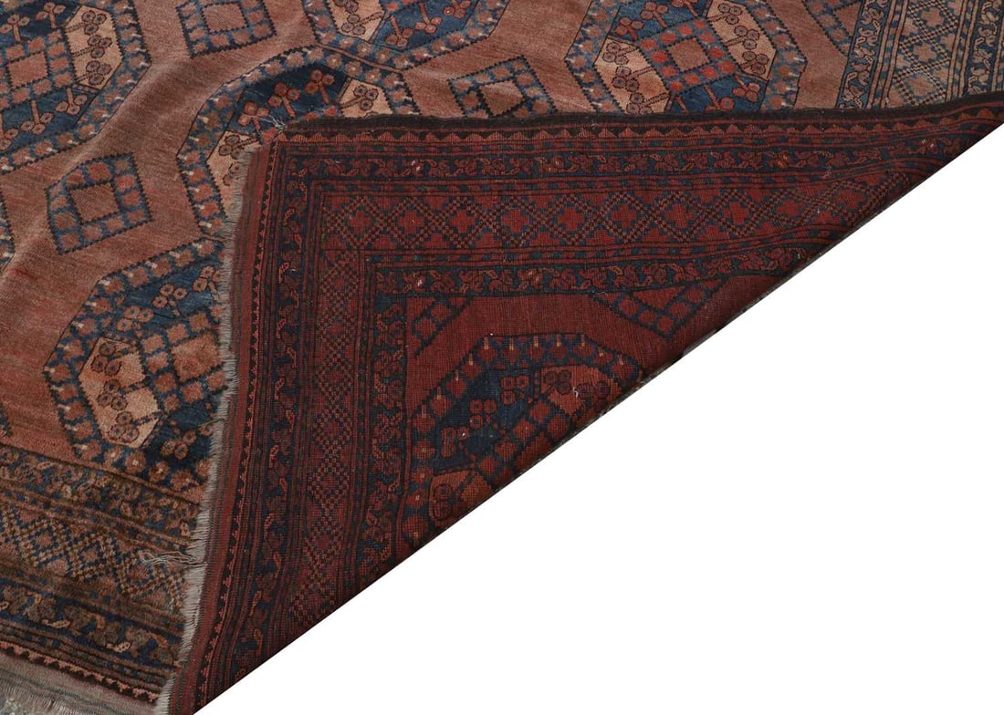 An Afghan carpet, circa 1900, - 2