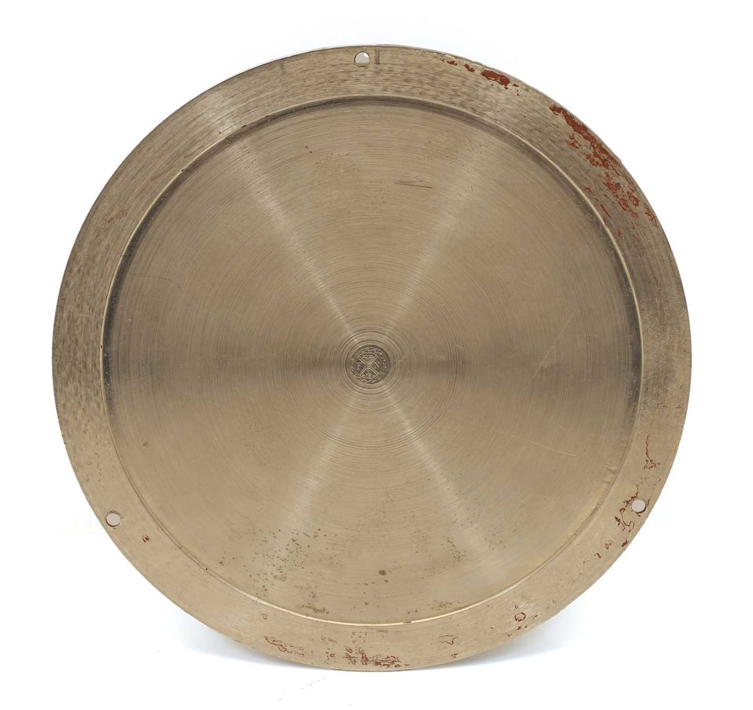 A WWII Kriegsmarine ship's bulkhead clock, by FN Tietz, Kiel, - 2