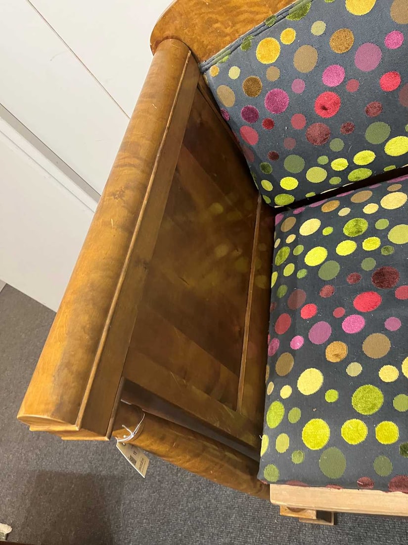 Biedermeier, a maple settee, - 8