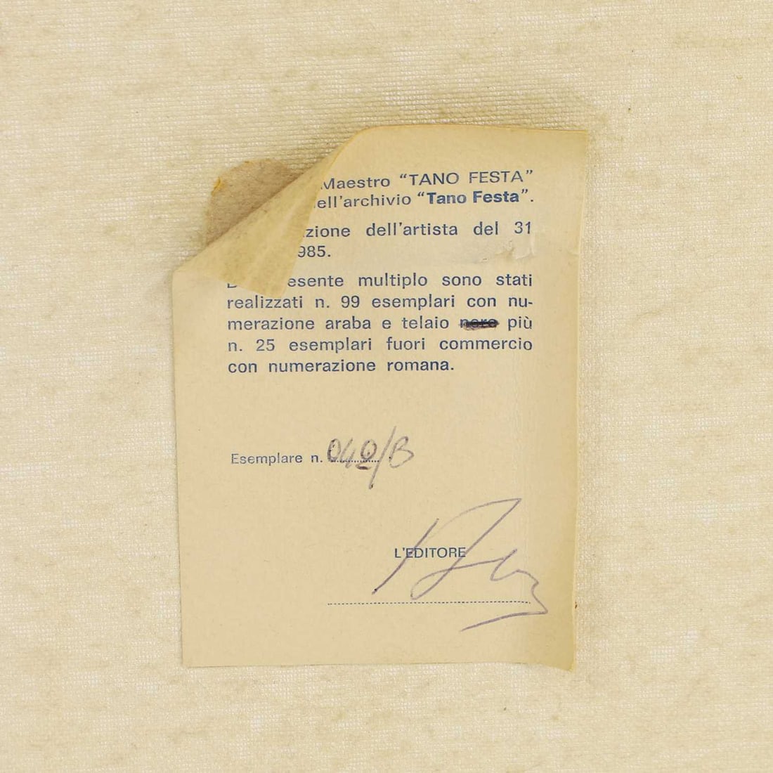 Tano Festa (Italian, 1938-1988) - 7