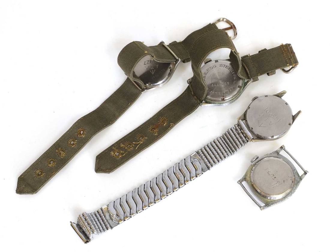 Two British military issue ATP mechanical wristwatches, by Cyma and Moeris, - 2