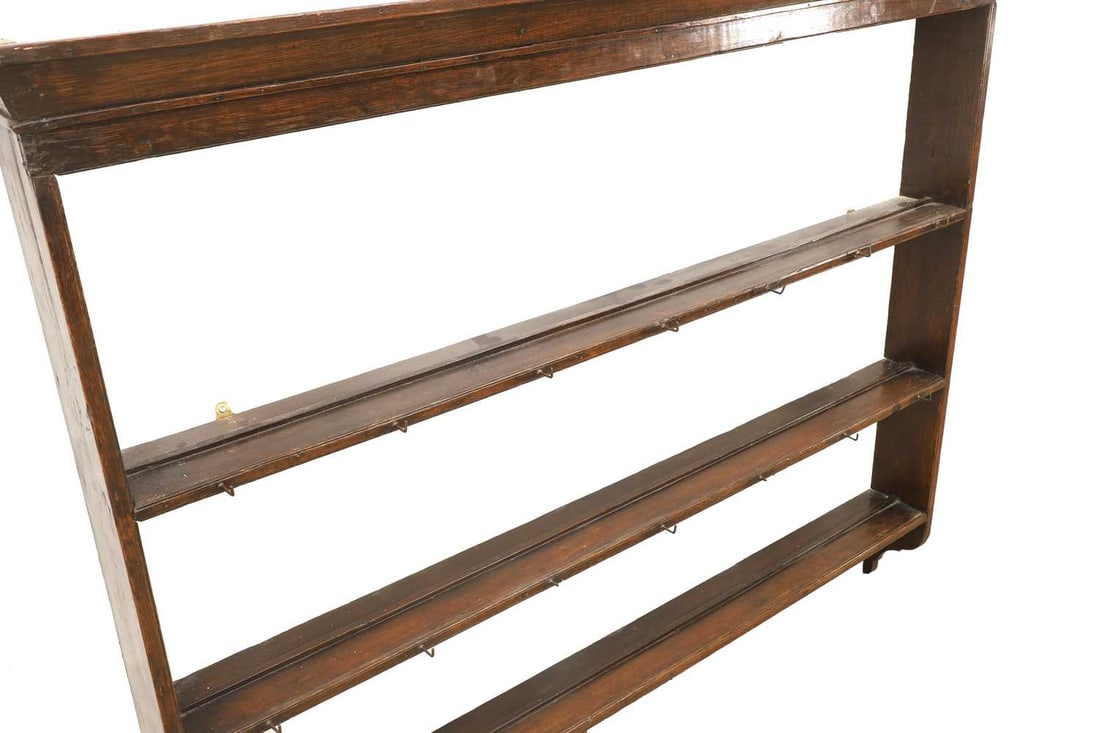 An oak Delft rack, 18th century, - 2