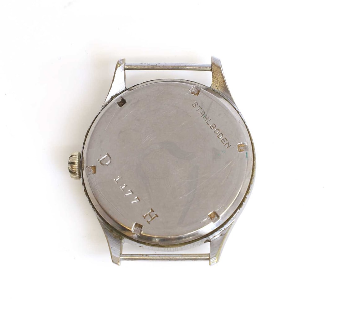 A Gala, Bruchsicher WWII German military-issued mechanical watch, 1940s, - 2