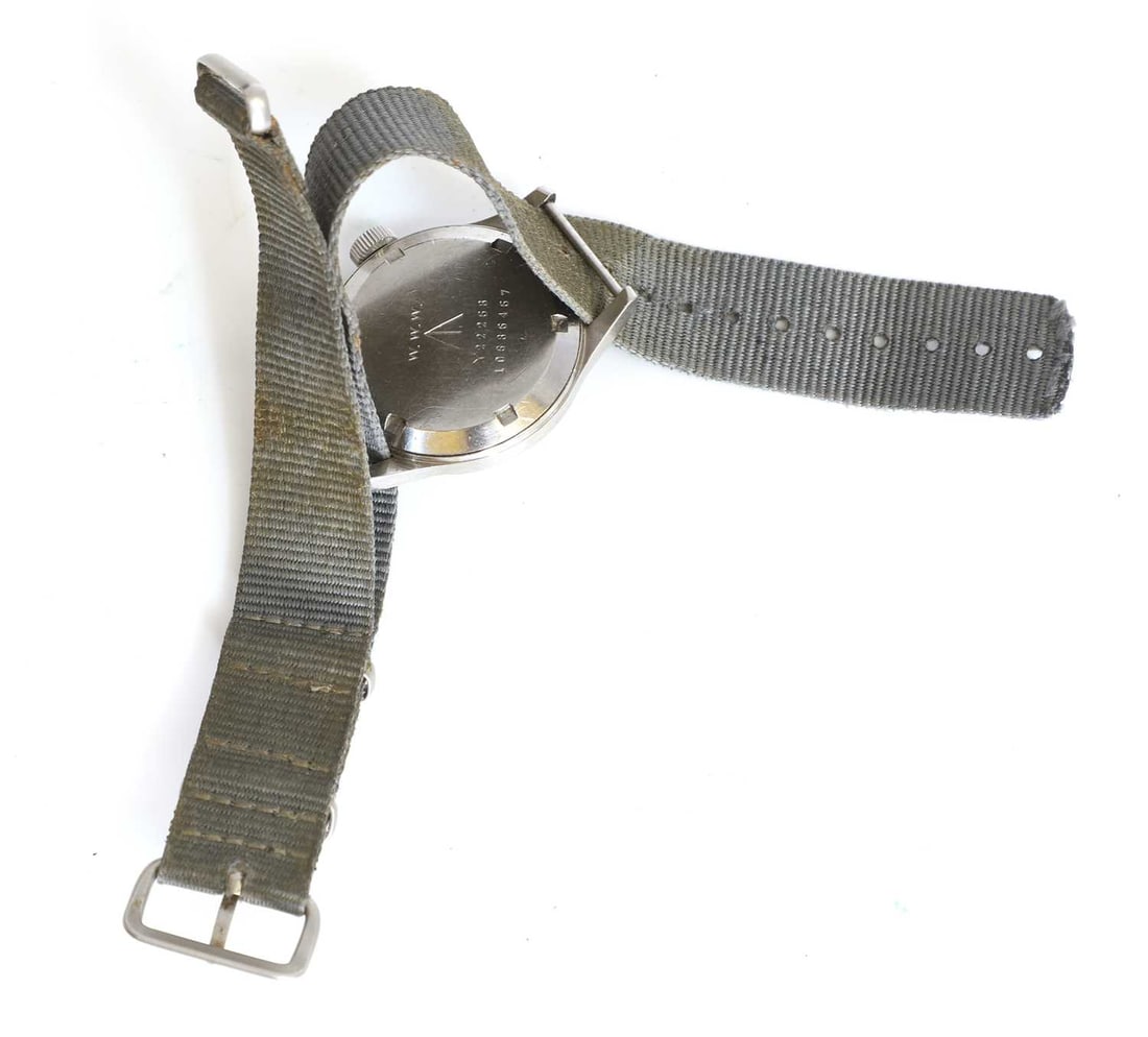 An Omega WWII stainless steel military-issued 'Dirty Dozen' mechanical wristwatch, circa 1944, - 2