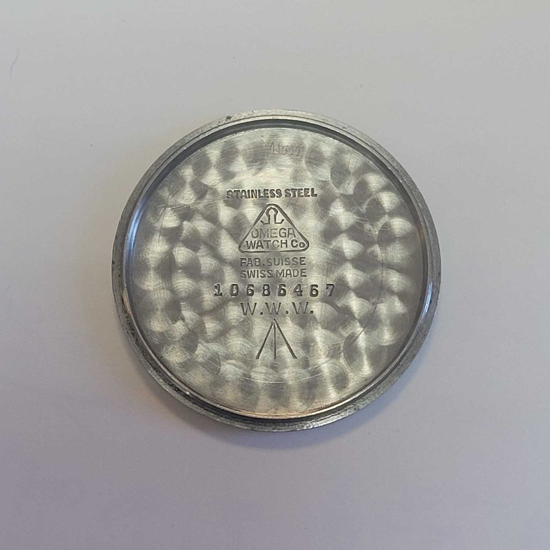An Omega WWII stainless steel military-issued 'Dirty Dozen' mechanical wristwatch, circa 1944, - 4