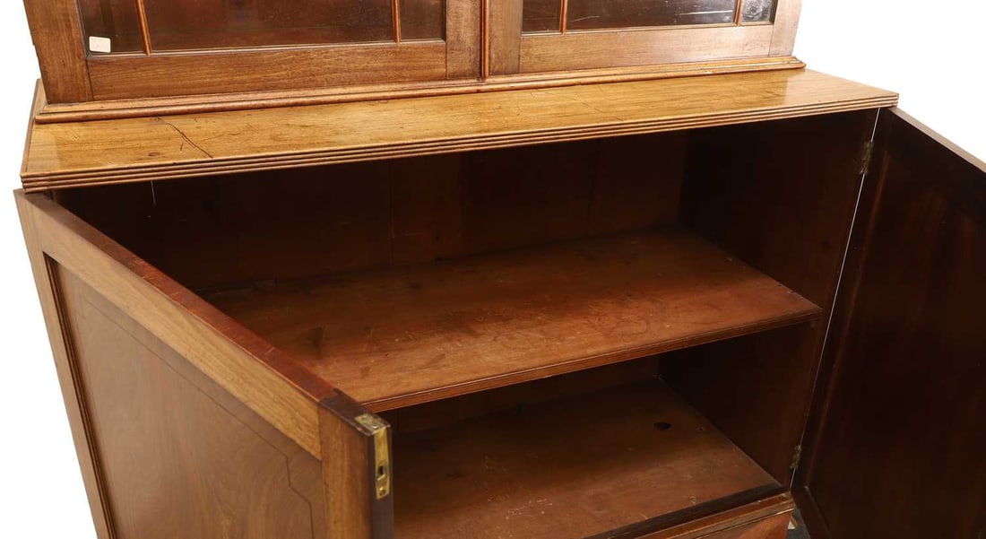 A late George III mahogany bookcase, early 19th century, - 2