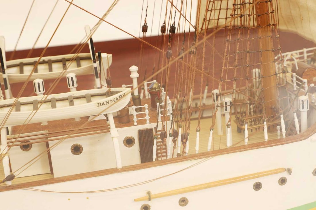 A model sailing boat, - 2