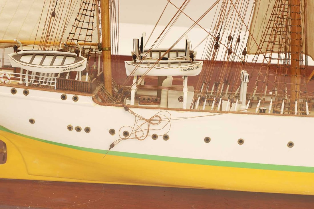 A model sailing boat, - 3