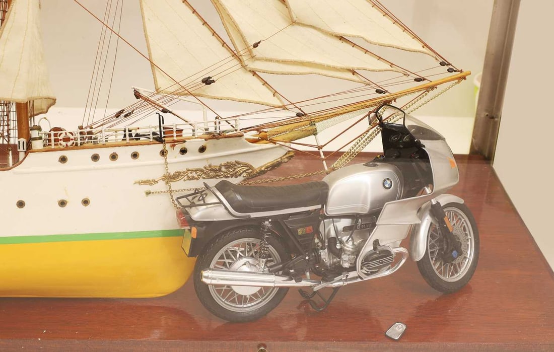 A model sailing boat, - 4