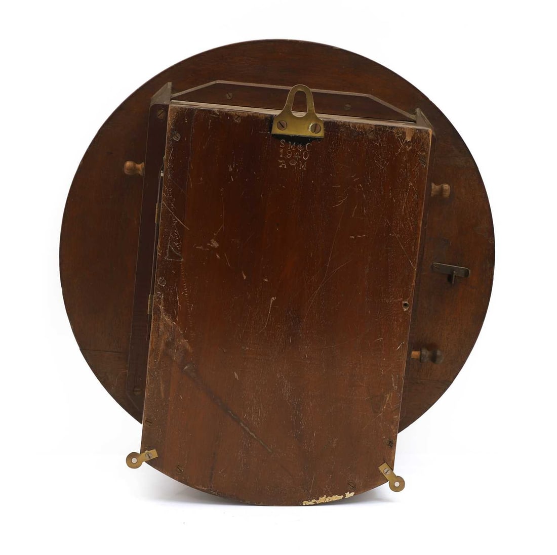 A WWII RAF Mess wall clock, dated 1940 - 2