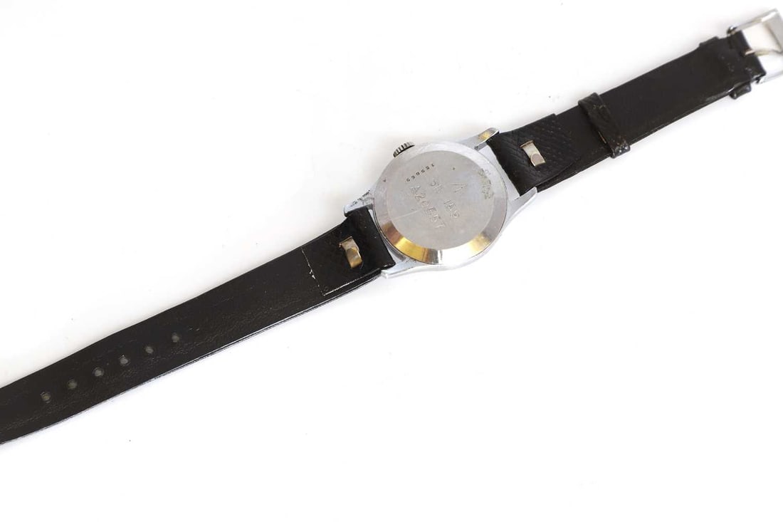 LeCoultre, a WWII British military-issue mechanical wristwatch, - 2